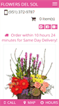 Mobile Screenshot of flowersdelsol.com