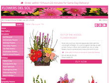 Tablet Screenshot of flowersdelsol.com